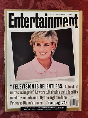 ENTERTAINMENT WEEKLY Magazine September 19 1997 Princess Diana Funeral • $14.40