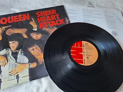 Queen SHEER HEART ATTACK LP UK Press **VG+ Vinyl** + Inner Sleeve  • £12.99