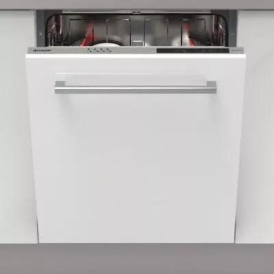 Sharp QW-NI13I49EX-EN Full Size Dishwasher Silver E Rated • £279