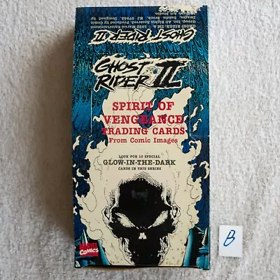 GHOST RIDER II Non-Sports Card Glow In The Dark EMPTY Display Box 1992 #B • $27.35