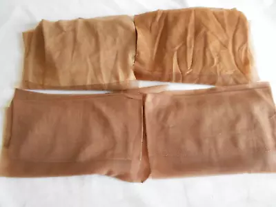 Vintage Lot 4 Pairs Seamless Nylon Stockings Garter Style • $21