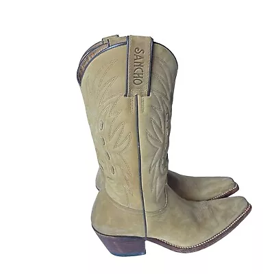 £76.02 • Buy SANCHO Western Boots Women’s Size 37 Tan Genuine Leather Cowgirl Rodeo Spain