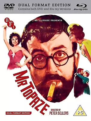 Mr Topaze (DVD + Blu-ray) (Blu-ray) Peter Sellers Nadia Gray (UK IMPORT) • $25.59