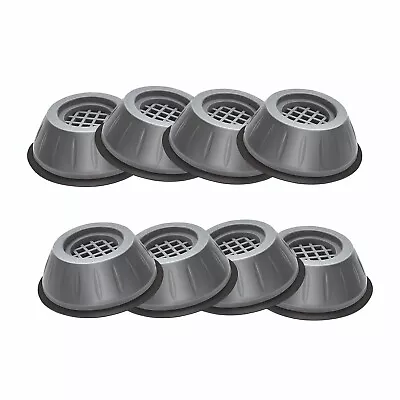 8 X Washing Machine Kitchen Appliance Anti Vibration Feet Rubber Protector Pads • £6.99