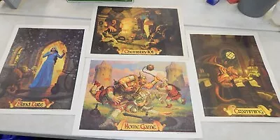 Set 4 Vintage Coca Cola Hildebrandt Medieval Campus Series Posters • $74.99