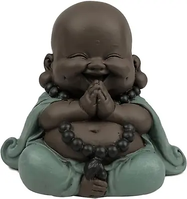 Laughing Buddha Statue Lucky Charm – Zen And Feng Shui Decoration – To Create A  • £8.69