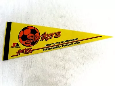 1980's Minnesota Strikers Soccer MISL 24  Pennant Super America Pennant Night • $24.99