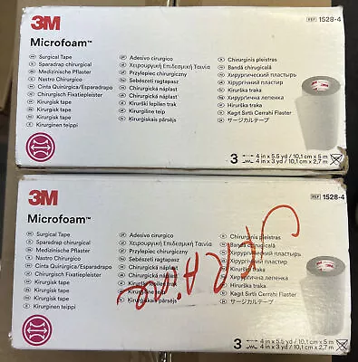 3M Microfoam ELASTIC FOAM Surgical Medical Tape 4  X 5.5 Yds - 6 Rolls 2/2025 • $43