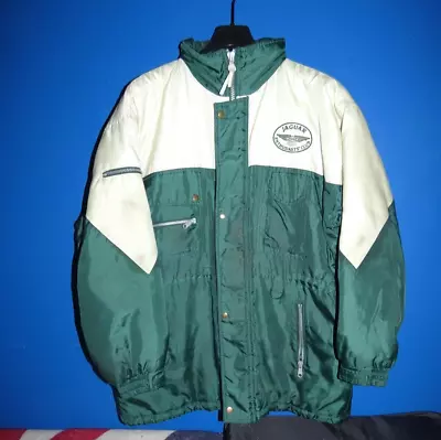 Jaguar Cars Enthusiasts Club Jacket Green  Size L  Rare Collectible Vintage • £45