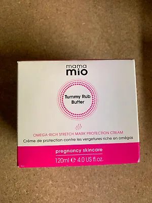 Mama Mio Tummy Rub Butter 4.1 Fl Oz 120 Ml. Scar & Stretch Mark Reducer • $26.64