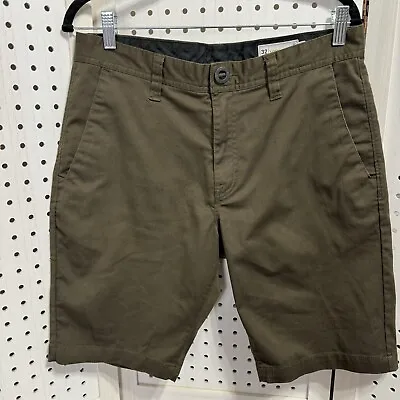 Volcom Shorts Mens Size 32 Brown Flat Front • $14.99