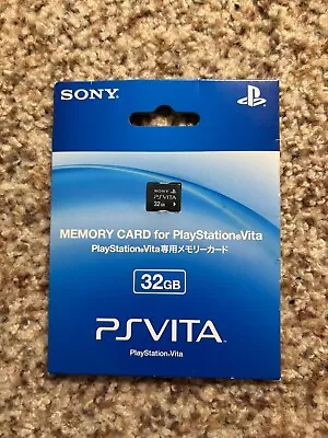 PlayStation Vita Memory Card 32GB New And Sealed | Model PCH-Z321 J 4-413-829-02 • $125