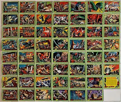 Mars Attacks Green Base Parallel Card Set 55 Cards Topps 2012 • $52.45