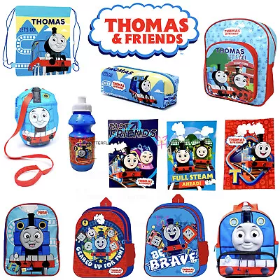 Thomas The Tank Engine Backpack Lunch Set Lunch Bag Colouring Books Pencil Case • £4.95