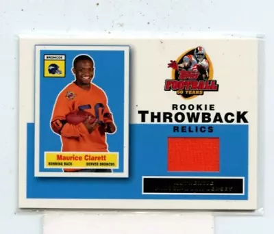 MAURICE CLARETT 2005 Topps Football Rookie Throwback Jerseys #RTMC Ohio State • $2.25