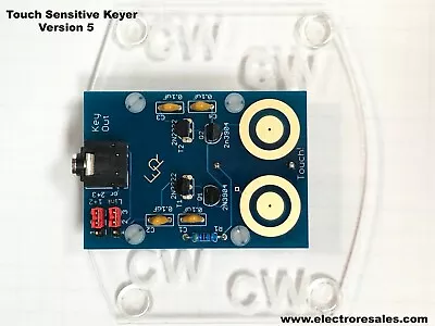 Touch Sensitive Morse Paddle For Iambic Keyers With Paddle Orientation Adjust • $17.99