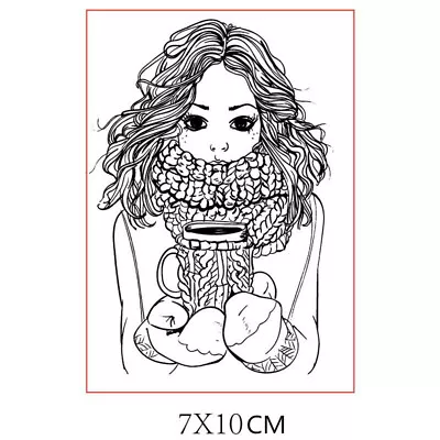 £2.87 • Buy Fashion Girls Photography Clear Stamps Silicon DIY Scrapbooking Album Craft Card