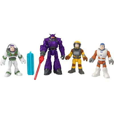 Toy Story Disney Buzz LightYear Mission Space Astronauts 4 Action Figures • £14.99