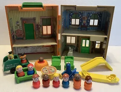 Vintage 1984 Sesame Street Hooper’s Store & House Playset Fisher Price Figures • $44.99