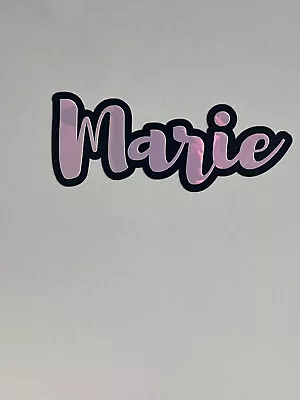 Custom Vinyl Name Decal Vinyl Stickers Chameleon Name Decal Name Decal • $1