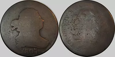 1807 Draped Bust Half Cent C-1 Nice Color Filler Coin For Your Album • $45