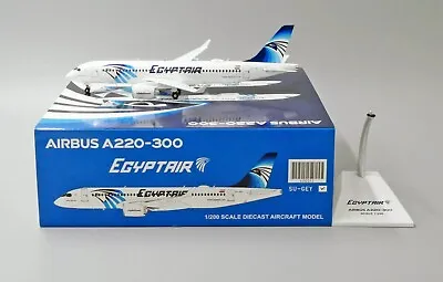 Jc Wings 1:200 Egypt Air Airbus A220-300 SU-GEY LH2232 Diecast Model • $125.95