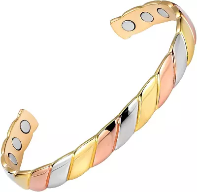 Copper Bracelet For Women Men Magnetic Bracelet With Ultra Strength Magnets 100% • $15.85