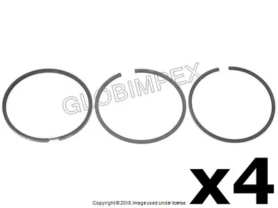 VOLKSWAGEN AUDI (1985-1995) Piston Ring Set Standard (81.00 Mm) (4 Set) GOETZE • $96.30