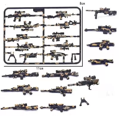 Minifigure Guns Weapons Pistols Rifles & Military Army Accessories For LEGO 12pc • $21.50