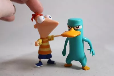$13.95 • Buy Disney Phineas & Ferb Perry The Platypus 3  PVC Jakks Action Figure Lot