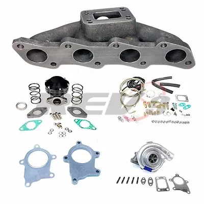 Fits 240sx 91-94 95-98 Ka24de T3t4 Top Mount Manifold Turbo Charger Set Up Kit • $527.94