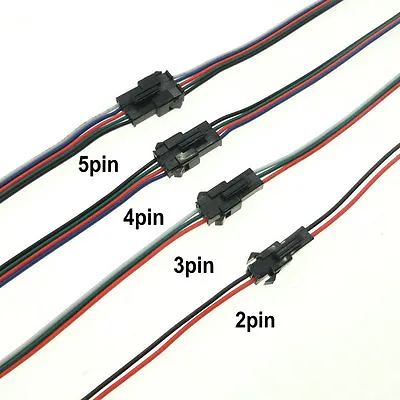 2pin / 3pin / 4pin / 5pin Male And Female JST SM Connector For Led Strip Light • $2.26