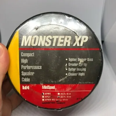 NEW Monster XP Compact High Performance Speaker Cable Minispool 30ft./9m XPMS • $26.99