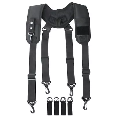 Tactical Suspenders For Duty Belt Harness Police Suspenders Tool Belt Suspenders • $19.98