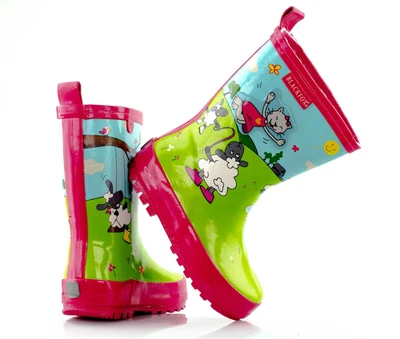 £9.95 • Buy Girls Kids Waterproof Wellies Rain Snow Beach Pull Wellington Boots Shoes Size