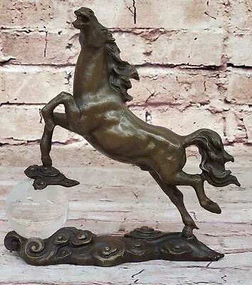 Milo Art Deco Handmade Bronze Horse Figurine Office Decor Decoration Deal • $259