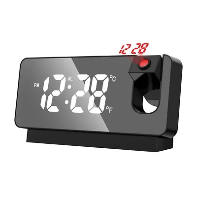 $22.99 • Buy Alarm Clock Projection Temperature Time Projector  LED Digital Smart LCD Display