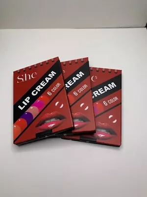 S.he Lip Cream 6 Color Palette *Set Of 3* • $20.40