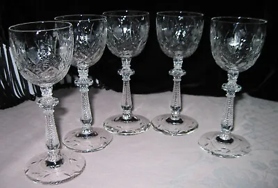 Vintage Rogaska Crystal Cordial Stemware Glasses Gallia Pattern Lot Of 5 • $75