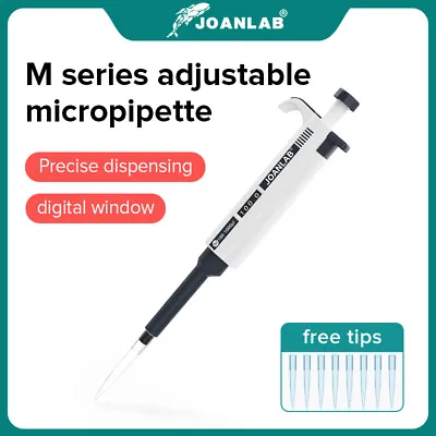 $29.60 • Buy  Autoclavable Single Channel Pipette Adjustable Lab Micropipette Pipettors 