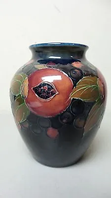 William Moorcroft Art Pottery POMEGRANATE 6.25  Vase C. 1918-20 • $699.99