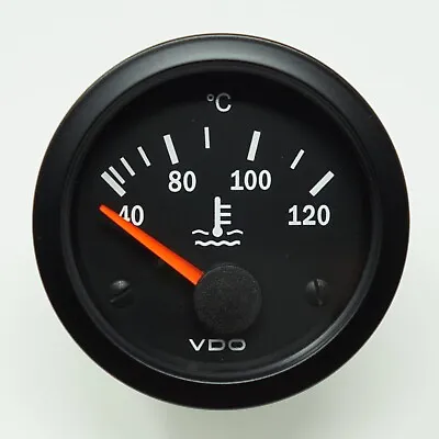 VDO Cockpit Vision Cooling Water Indicator Water Thermometer 120 Degree Instrument 52mm • $52.09