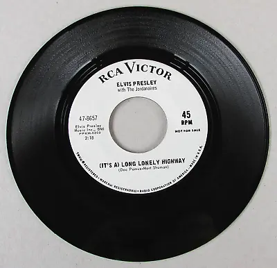Elvis Presley Promo Long Lonely Highway / I'm Yours 47-8657 • $135