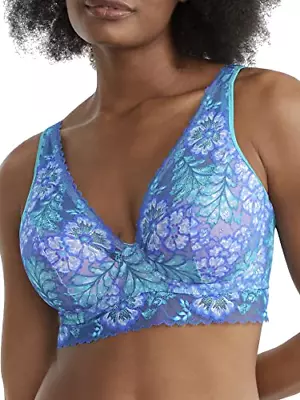 Prima Donna MERMAID BLUE Morro Bay Lace Balcony Bra US 34DDDD/G UK 34F • $104.65