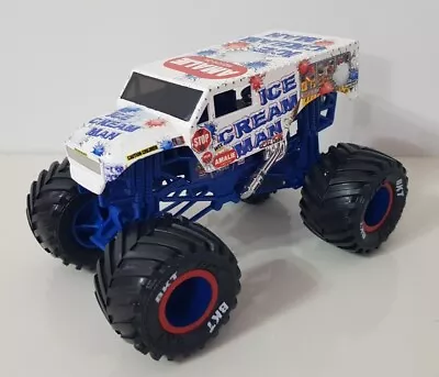 Monster Jam ICE CREAM MAN Monster Truck 1:24 SCALE Large Rare Diecast Model BKT • £16.99