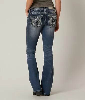 NWT Womens Miss Me MidRise Bootcut Wing Jeans Size 26 27 28 29 30 31 32 33 34 36 • $69.90