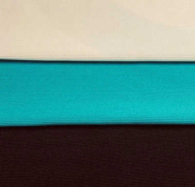 £7.99 • Buy Ribbed Double Knit Jersey Fabric 55  Wide Sold By Metre