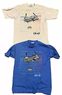 Vintage CH-47 T Shirt Lot. Aviation. Helicopter. Army • $25