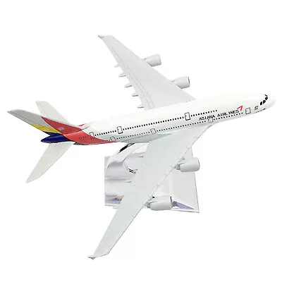 1:400 Asiana Airlines A380 Plane Metal Airplane Model Alloy Plane Model Deco S • $16.99