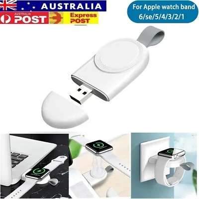 $8.36 • Buy Portable Wireless Charger USB Dock For Apple Watch IWatch Series 6 5 4 3 2 1 SE